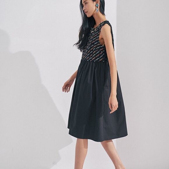 MICartsy Hand-Stranded Webbing Cotton Dress size s - Picture 4 of 9